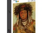 George Catlin : Chef Indien - Ojibbeway, 1843