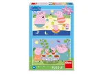 2 Puzzles - Peppa Pig: En Vacances