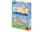 2 Puzzles - Peppa Pig: En Vacances