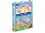 2 Puzzles - Peppa Pig: En Vacances