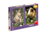 2 Puzzles - Lapin et Cochon d'Inde