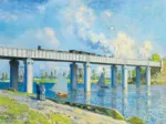 Claude Monet -Railway Bridge at Argenteuil, 1873