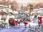 Village and Santa
