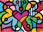 Romero Britto - Heart butterfly