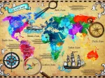 Colorful World Map