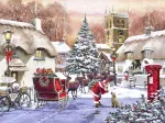 Village and Santa