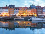 Nyhavn à la Tombée de la Nuit - Copenhague