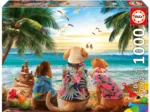 Chiens sur la plage