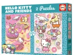 2 Puzzles - Hello Kitty et Ses Amis - Donuts