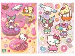 2 Puzzles - Hello Kitty et Ses Amis - Donuts