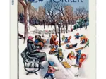 Pièces XXL - The New Yorker - Sledding in the Park