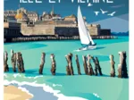 Puzzle Mini 96 Pièces - Capitaine ILLE-ET-VILAINE - Saint-Malo