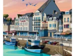 Puzzle Mini 96 Pièces - Le POULIGUEN Sous les Embruns - Le Port