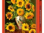 Tournesols dans un Vase en Forme de Paon