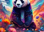 Panda Coloré