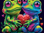 Frogs In Love