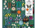 Papillon Botanique - Puzzle de 500 Pièces avec Pièces Façonnées