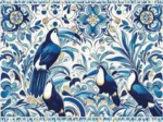 Art on Tiles - Toucans