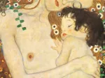 Gustav Klimt : Trois Âges de Femme, Mère et Enfant (détail)