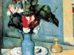 Paul Cezanne : Le Vase Bleu (détail)