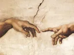 Michel Ange : La Création de l'Homme (détail)