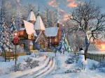 Dominic Davison : Christmas Cottage