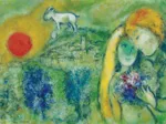 Marc Chagall - Les Amoureux de Vence
