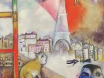 Marc Chagall - Paris par la Fenêtre (détail)
