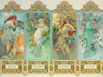 Mucha Alfons : Four Seasons