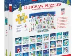 Calendrier de l'Avent - Ville de Noël - 24 Puzzles