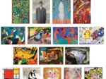 Calendrier de l'Avent - Modern Fine Art - 24 Puzzles