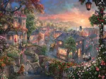 Thomas Kinkade - Disney - La Belle et le Clochard