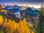 Neuschwanstein en Automne