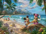 Mickey et Minnie sur Hawaii
