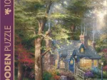 Puzzle en bois - Le Village au Bord du Lac