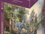 Puzzle en bois - Le Village au Bord du Lac