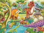 3 Puzzles - Les Dinosaures s'Amusent