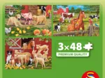 3 Puzzles - Animaux de la ferme