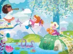 Puzzle en Bois Découpé à la Main - Princesses Modernes