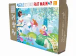 Puzzle en Bois Découpé à la Main - Princesses Modernes