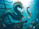 Dragon - Sirène Et Tortues des Profondeurs