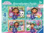 4 Puzzles - La Maison de Poupée de Gabby