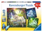 3 Puzzles - Magnifiques Licornes
