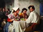 Carl Bloch : In a Roman Osteria