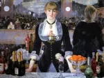 Manet Édouard: Un Bar aux Folies Bergère, 1882