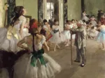 Degas Edgar : La Classe de Danse