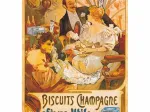 Poster Vintage - Biscuits Champagne Lefevre-Utile