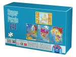 Carte de l'Europe avec les drapeaux