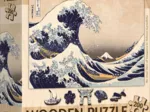 Pièces XXL - Puzzle Bois - La Grande Vague Au Large De Kanagawa - Hokusai Katsushika