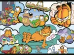 4 Puzzles - Garfield N'Aime Pas Les Lundis -